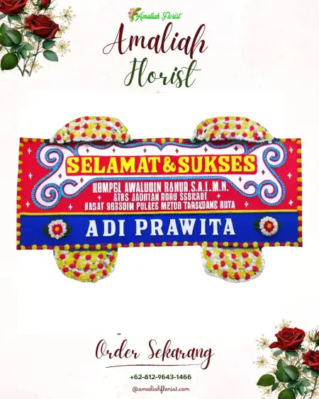 Papan Bunga Ucapan Selamat Cilongok